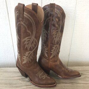 Idyllwind Actin Up Womens Tall Embroidered Western Leather Boots 6 B BIWFA23L2